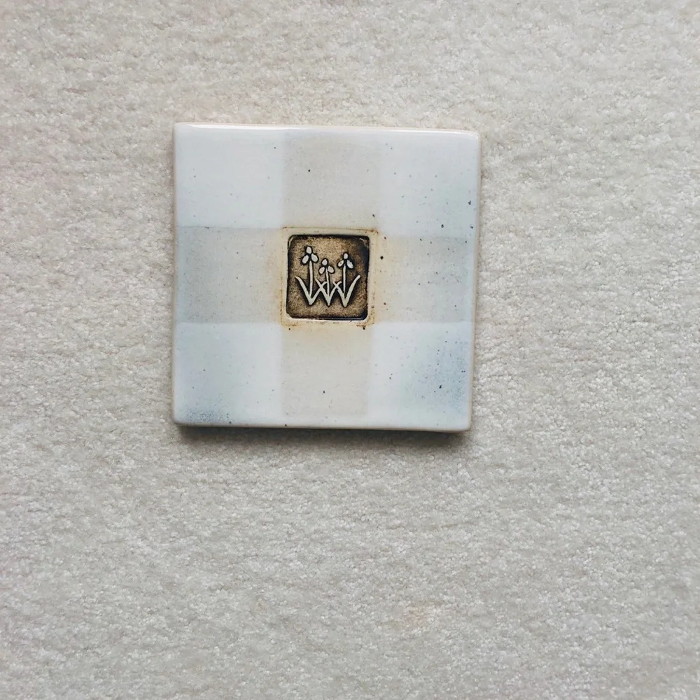 Decorative Handmade Ceramic Coaster